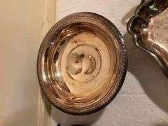 Silver Plated Bowls, Trays, and Glass