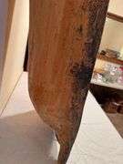 Large Hand-Carved Wooden Dough Bowl