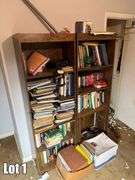 Salvage Lot- Misc. Items Including- Computer, Monitor, Lamps, Shelving, Etc. (BUYER RESPONSIBLE FOR REMOVAL)