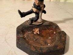 Figural Cast Iron Ashtray