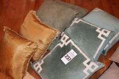Variety of Throw Pillows - 3 sets etc.