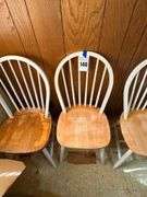 Set of Four Windsor Style Dining Chairs
