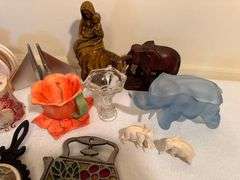Collectible Figurines, Teapots, Coasters, and Trivets