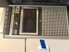 Cassette Tape Lot: Sony Boombox, GE Recorder, RCA Walkman, Tapes & More