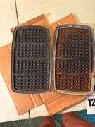 Vintage Cast Iron Waffle Iron Inserts