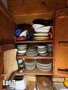 Salvage Lot- Misc. Items Including- Fridge, Display Cabinets, Cookware, Dishes, Etc. ( Oven/Range & Dishwasher NOT included)(BUYER RESPONSIBLE FOR REMOVAL)