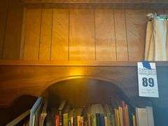 Wooden Bookcase with Storage Cabinet - Contents not included