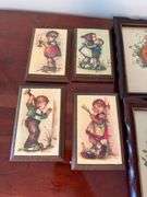 Framed Art Collection - Hummel Style and Floral Prints