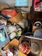 Salvage Lot- Misc. Items Including- Washer & Dryer, Deep Freezer, Tools, Furniture, Etc. (BUYER RESPONSIBLE FOR REMOVAL) ( Items will have to be moved in order to get large items out)