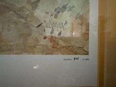 Framed "A Shady Lane" Print by Paul Sawyier