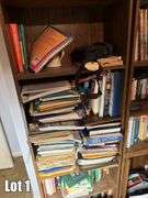 Salvage Lot- Misc. Items Including- Computer, Monitor, Lamps, Shelving, Etc. (BUYER RESPONSIBLE FOR REMOVAL)