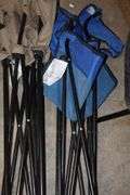 2 Cloth Folding/Traveling Chairs and Folding Stool