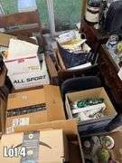 Salvage Lot- Misc. Items Including- Glassware, Furniture, Clothe Rack, Window, Jumper Cables, Etc. (BUYER RESPONSIBLE FOR REMOVAL)