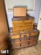 Salvage Lot- Misc. Items Including- Computer, Monitor, Lamps, Shelving, Etc. (BUYER RESPONSIBLE FOR REMOVAL)