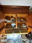 Salvage Lot- Misc. Items Including- Fridge, Display Cabinets, Cookware, Dishes, Etc. ( Oven/Range & Dishwasher NOT included)(BUYER RESPONSIBLE FOR REMOVAL)