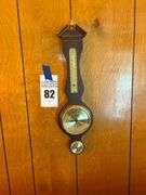 Wall Hanging Barometer and Thermometer