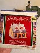 Department 56 Dickens Village O'Well China 1997 "Black Forest Cafe" & "Public House" Buildings