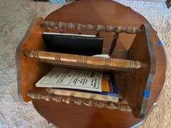 Wooden Magazine Rack