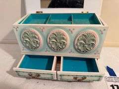 Floral Design Jewelry Music Box