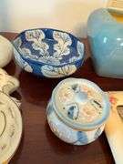 Assorted Decorative Glassware and Picture Frames - Includes Irice Perfume Burner