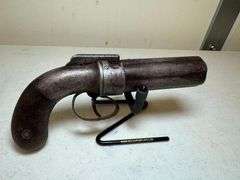 Six-Shot Pepperbox Black Powder Pistol Patented Oct 16 1865