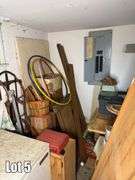 Salvage Lot- Misc. Items Including- Washer & Dryer, Deep Freezer, Tools, Furniture, Etc. (BUYER RESPONSIBLE FOR REMOVAL) ( Items will have to be moved in order to get large items out)