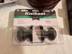 Kwikset Door Knob Sets and Woven Basket