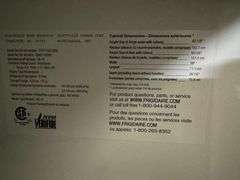 Frigidaire White Refrigerator Model FFHT1521QW2
