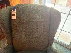 Upholstered Wingback Reclining Armchair