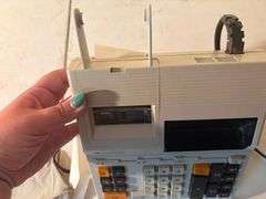 Texas Instruments TI-5130 Electronic Calculator with Paper Rolls and Bag
