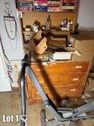 Salvage Lot- Misc. Items Including- Computer, Monitor, Lamps, Shelving, Etc. (BUYER RESPONSIBLE FOR REMOVAL)