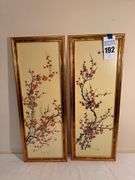 Pair of Turner "Oriental Trees" Wall Accessories