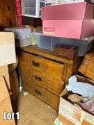 Salvage Lot- Misc. Items Including- Computer, Monitor, Lamps, Shelving, Etc. (BUYER RESPONSIBLE FOR REMOVAL)