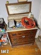 Salvage Lot- Misc. Items Including- Furniture, Artwork, Extension Cords, Tools, Etc. (BUYER RESPONSIBLE FOR REMOVAL)
