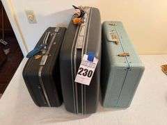 Set of Three Suitcases: Samsonite and American Tourister