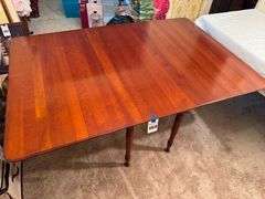 Wood Drop Leaf Dining Table