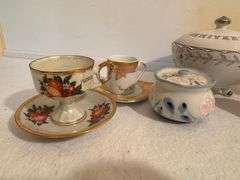 Porcelain 25th Anniversary and Collectible China Assortment