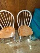 Set of Four Windsor Style Dining Chairs