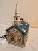 Ceramic Lighted Church House