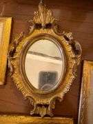 Collection of Framed Art and Gilt Mirror