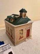 Ceramic Schoolhouse Figurine