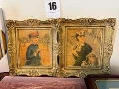 Variety of Framed Art Prints and Needlepoint Pictures