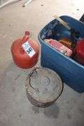 Variety of Gas Containers: Metal Plastic