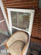 Salvage Lot- Misc. Items Including- Glassware, Furniture, Clothe Rack, Window, Jumper Cables, Etc. (BUYER RESPONSIBLE FOR REMOVAL)