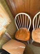 Set of Four Windsor Style Dining Chairs