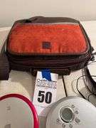 Two Portable CD Players with Radio and Accessories