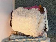 Assorted Blankets and Quilts - Variety of Styles and Textures