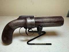 Six-Shot Pepperbox Black Powder Pistol Patented Oct 16 1865