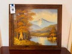 Framed Landscape Painting