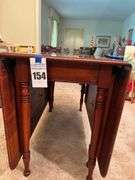 Wood Drop Leaf Dining Table